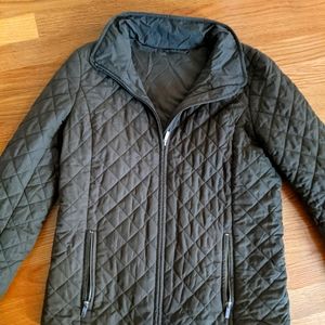 J Crew S Olive Quilted Jacket